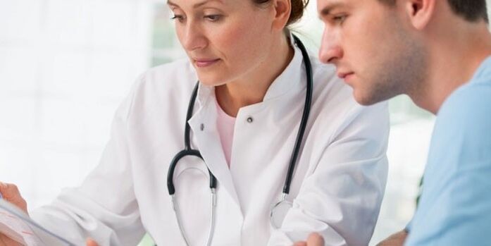 Rücksprache mit einem Arzt bei Blasenentzündung